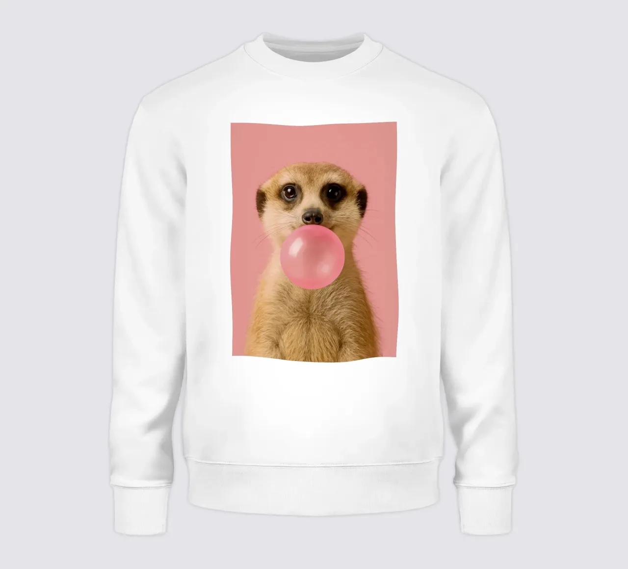 Meerkat Blowing Bubblegum felpa da Attaboy Dsgn