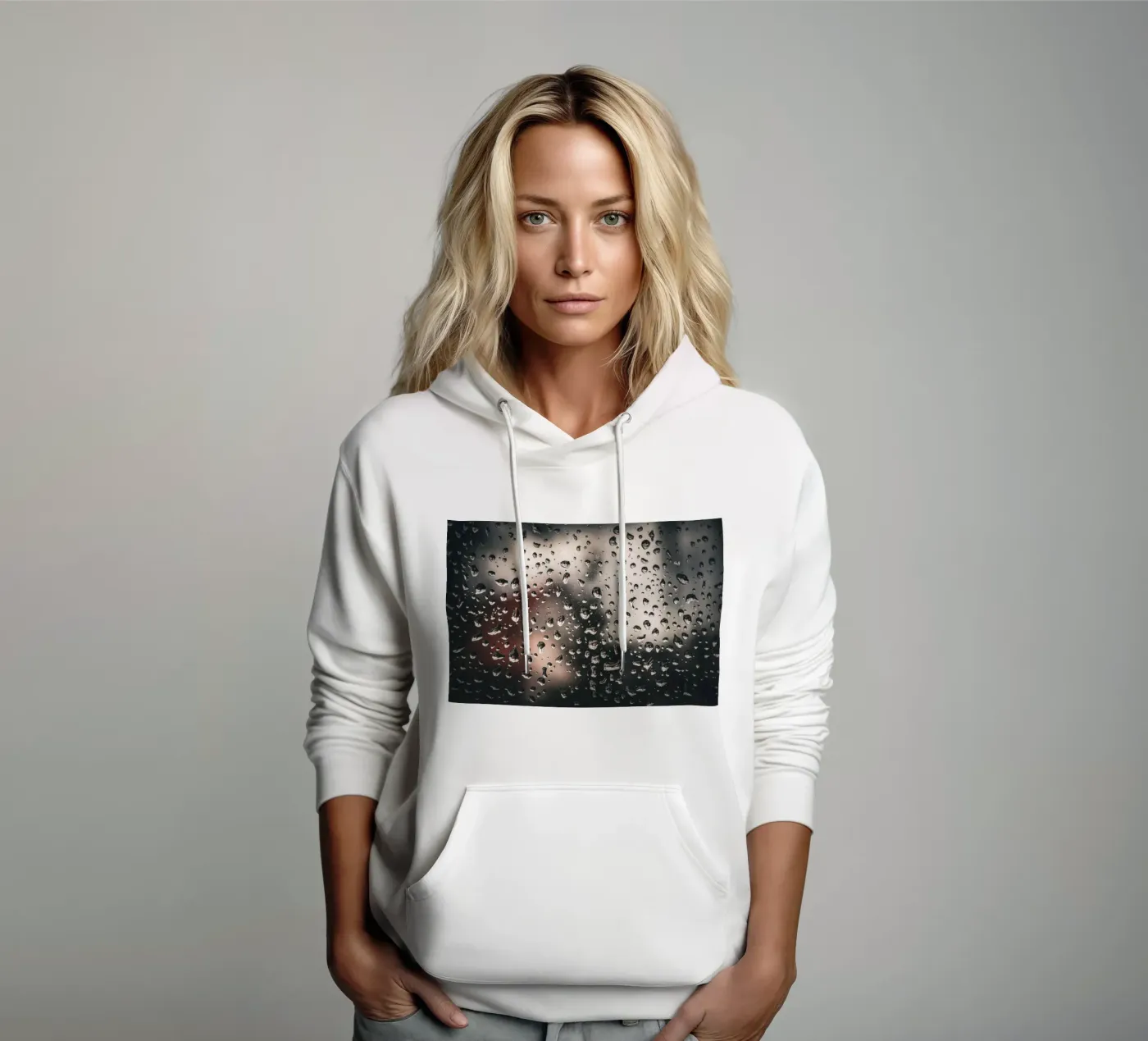Gocce di pioggia felpa con cappuccio da Marcus Beckert | Fotografie
