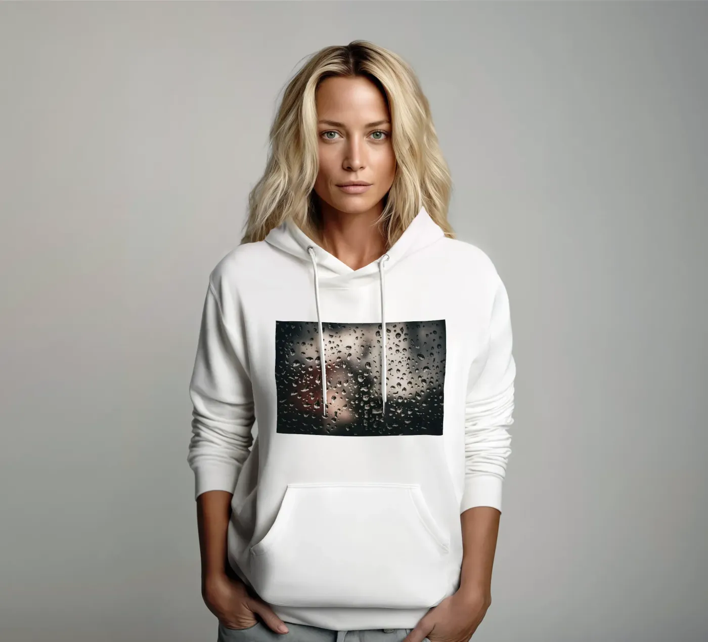 Gocce di pioggia felpa con cappuccio da Marcus Beckert | Fotografie