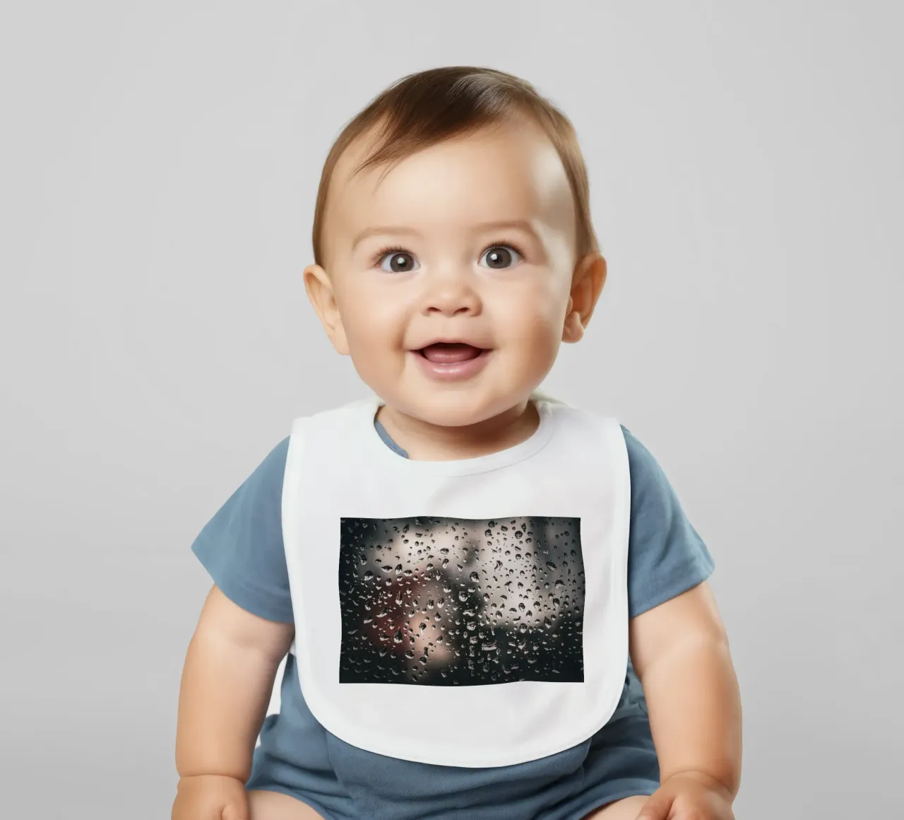 Raindrops baby bib by Marcus Beckert | Fotografie