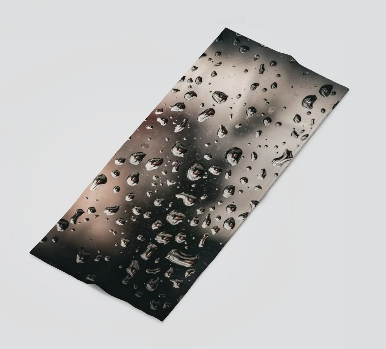 Raindrops beach towel by Marcus Beckert | Fotografie