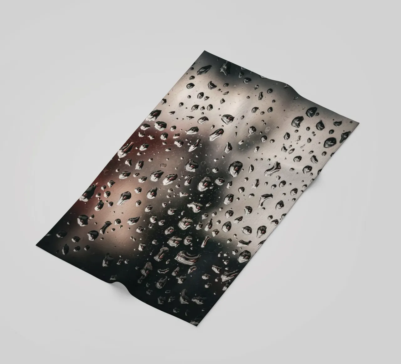 Raindrops beach towel by Marcus Beckert | Fotografie