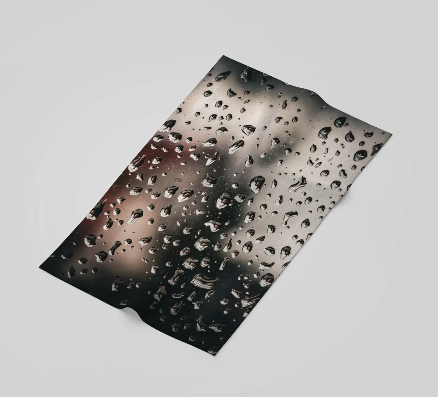 Gocce di pioggia telo mare da Marcus Beckert | Fotografie