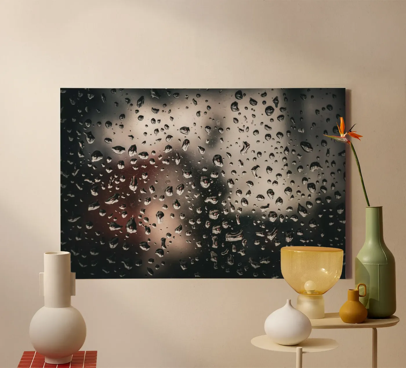 Raindrops canvas by Marcus Beckert | Fotografie