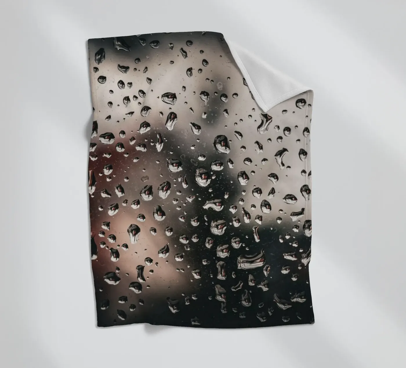 Regendruppels fleecedeken van Marcus Beckert | Fotografie