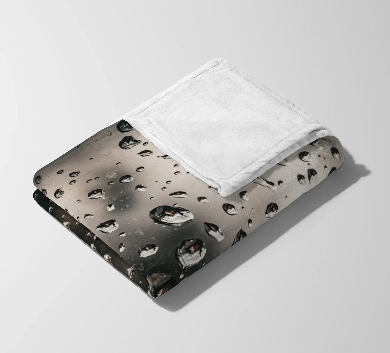 Regendruppels fleecedeken van Marcus Beckert | Fotografie