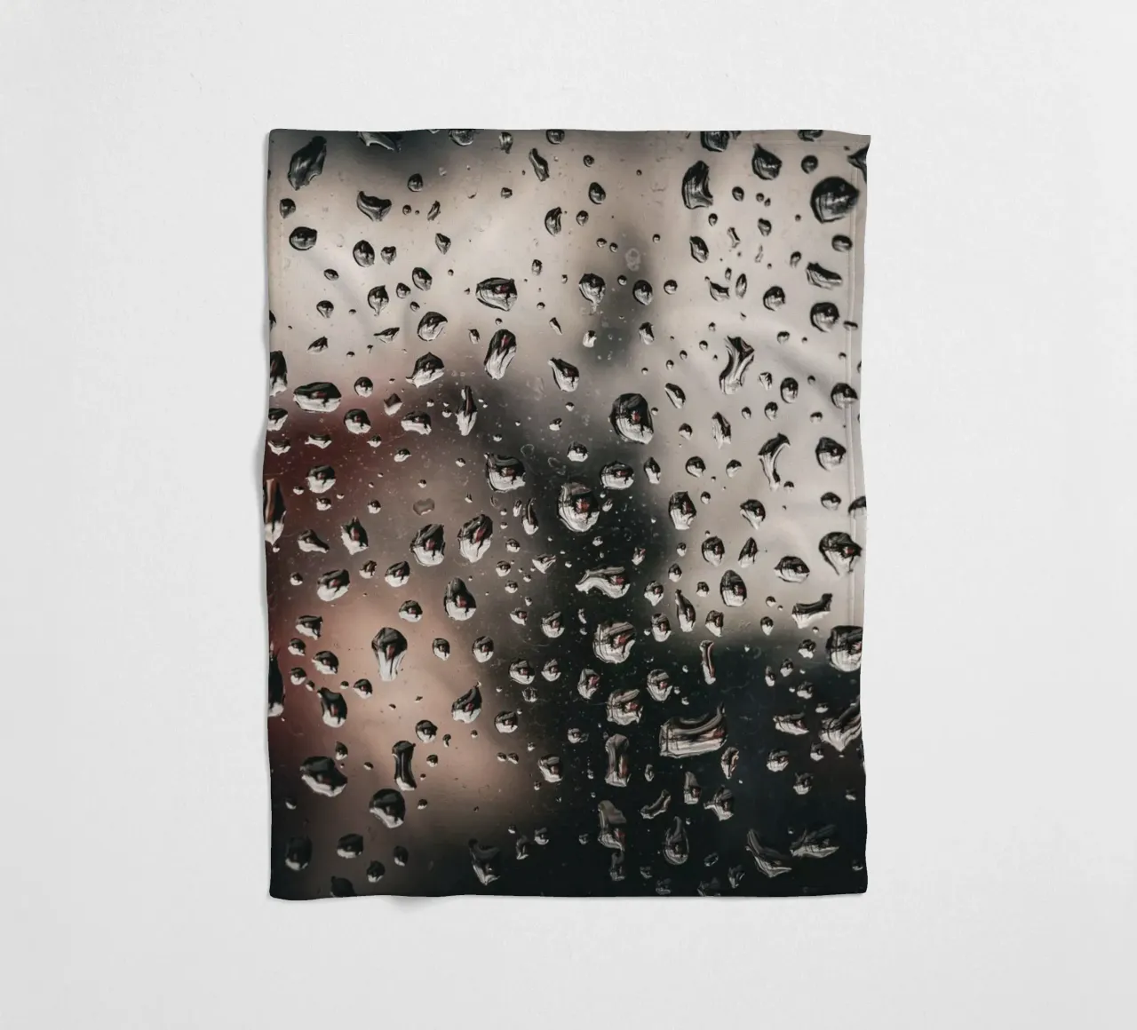 Regendruppels fleecedeken van Marcus Beckert | Fotografie