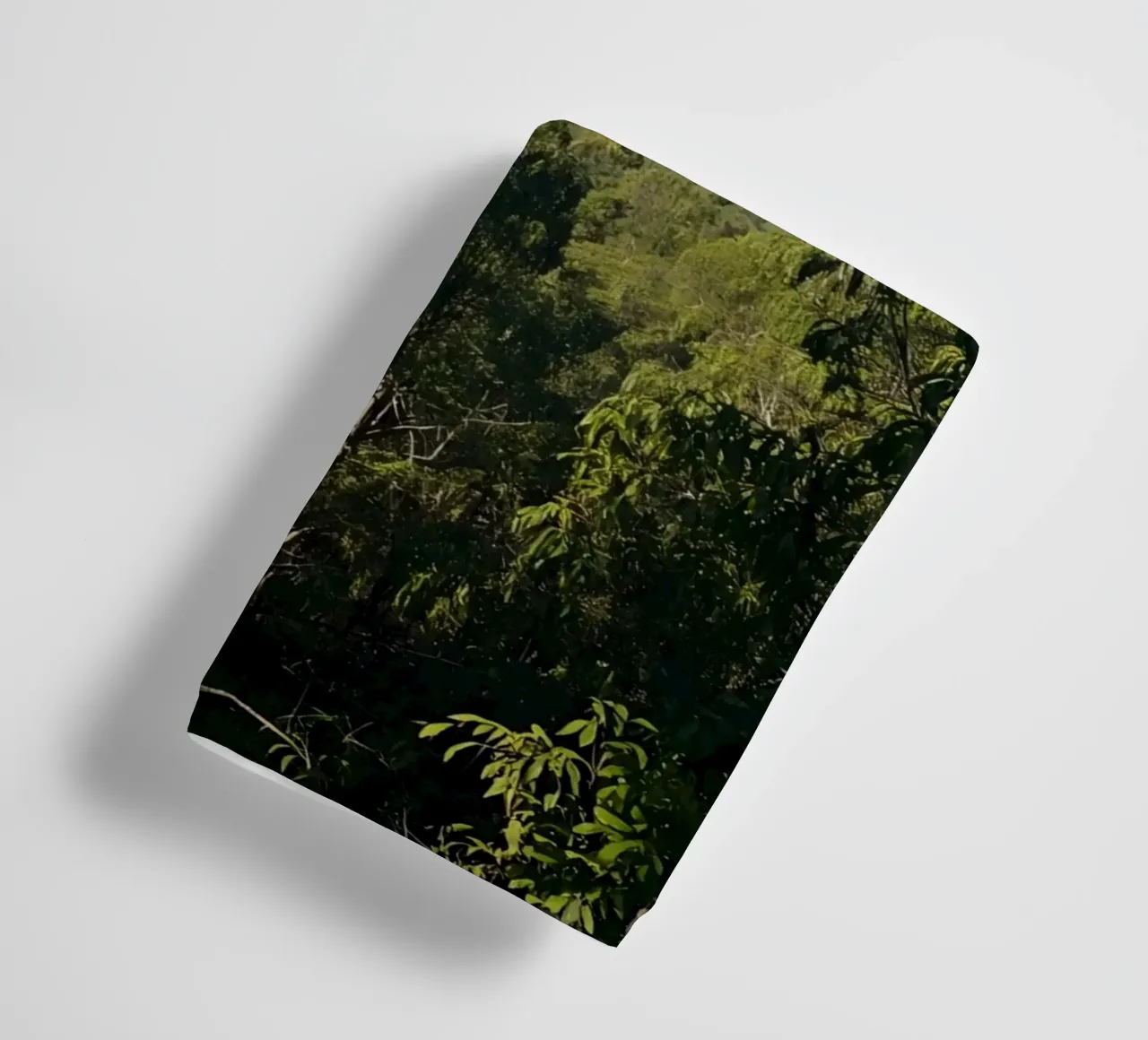 Cityscape View Through Trees towel by DesignDoodle