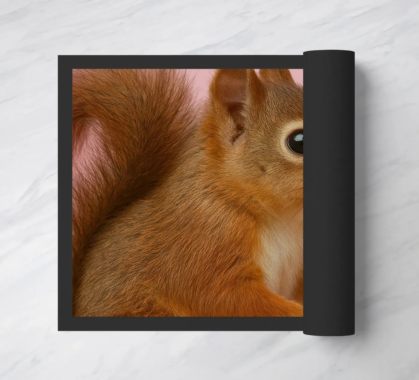 Squirrel with Bubblegum deurmat van Attaboy Dsgn