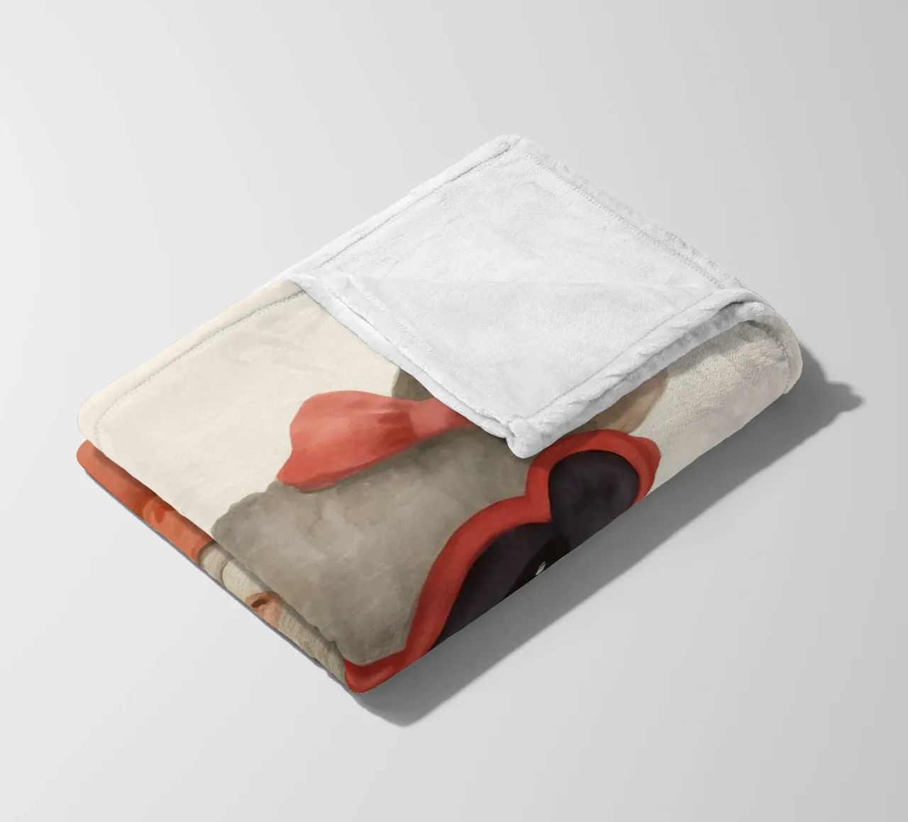 Mouse with Heart Sunglasses coperta in pile da Attaboy Dsgn