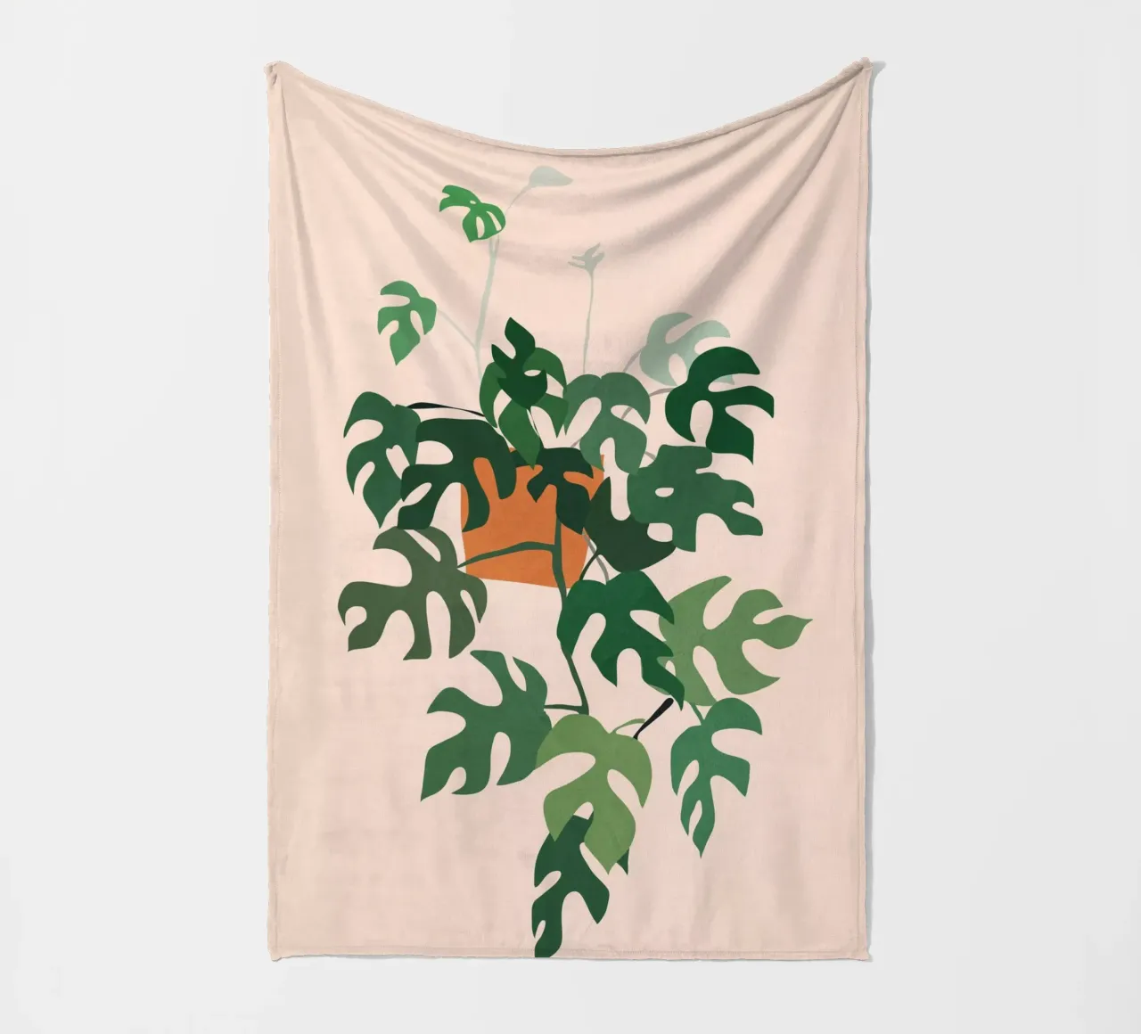 Plant 8 fleece blanket by ThingDesign