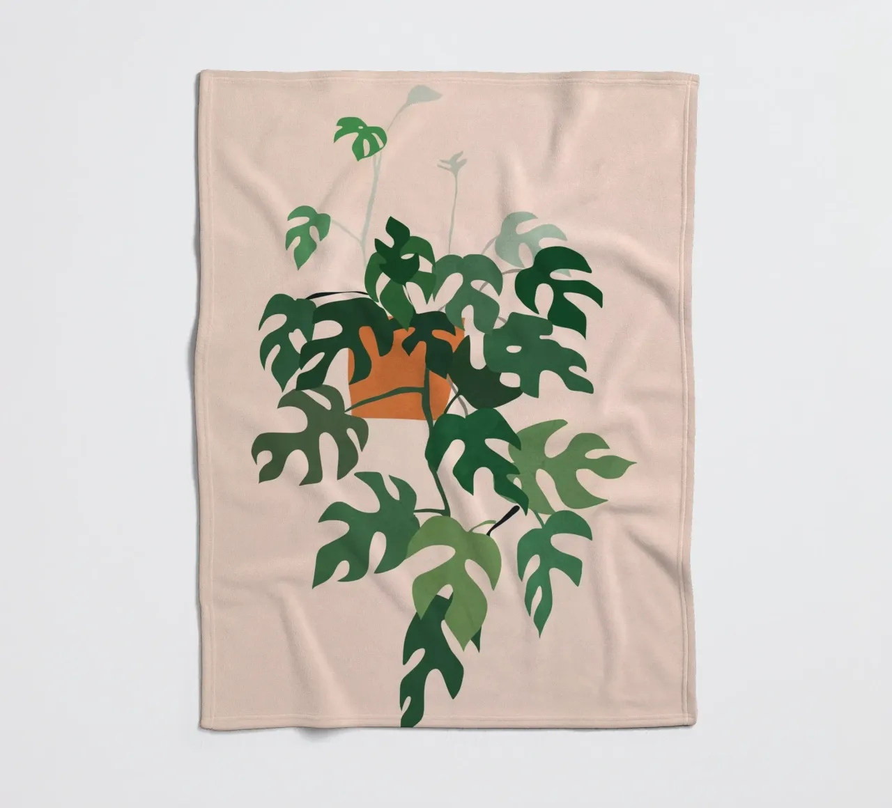 Plant 8 fleece blanket by ThingDesign
