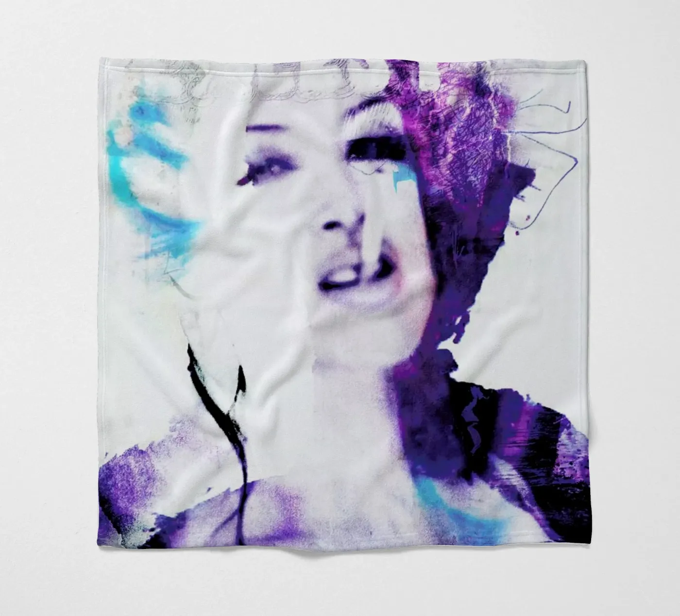 Exces fleece blanket by Sandrine Pagnoux