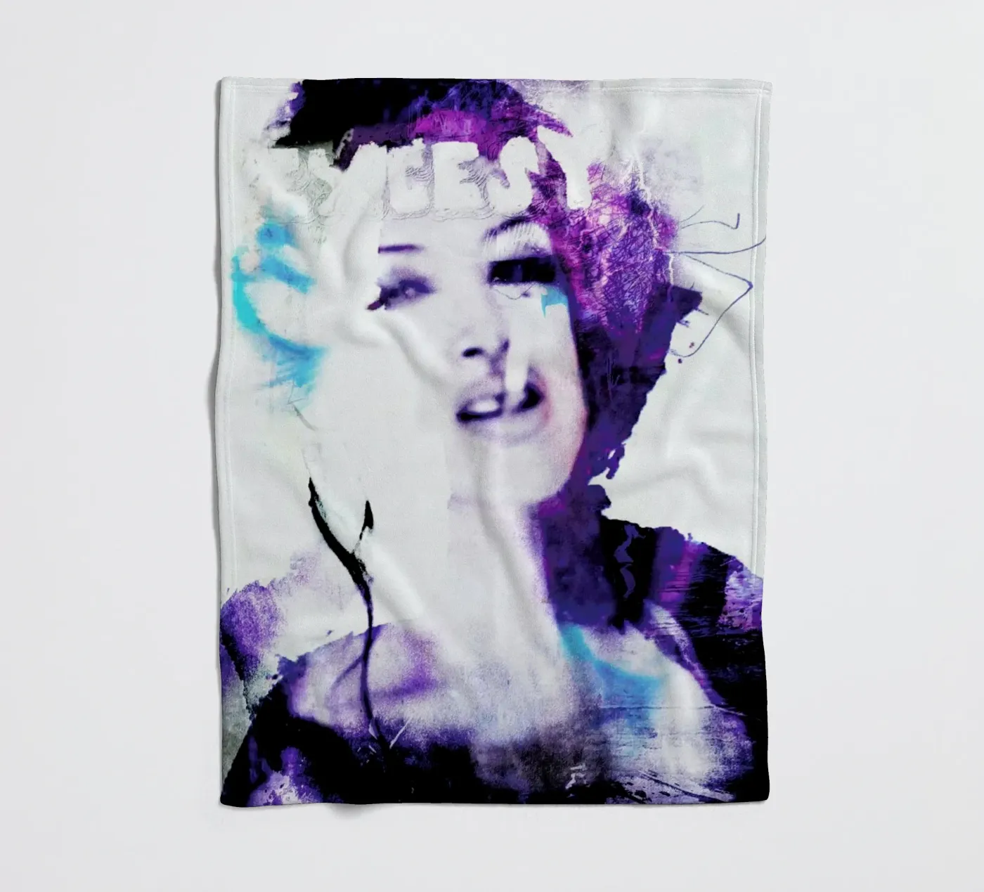 Exces fleece blanket by Sandrine Pagnoux