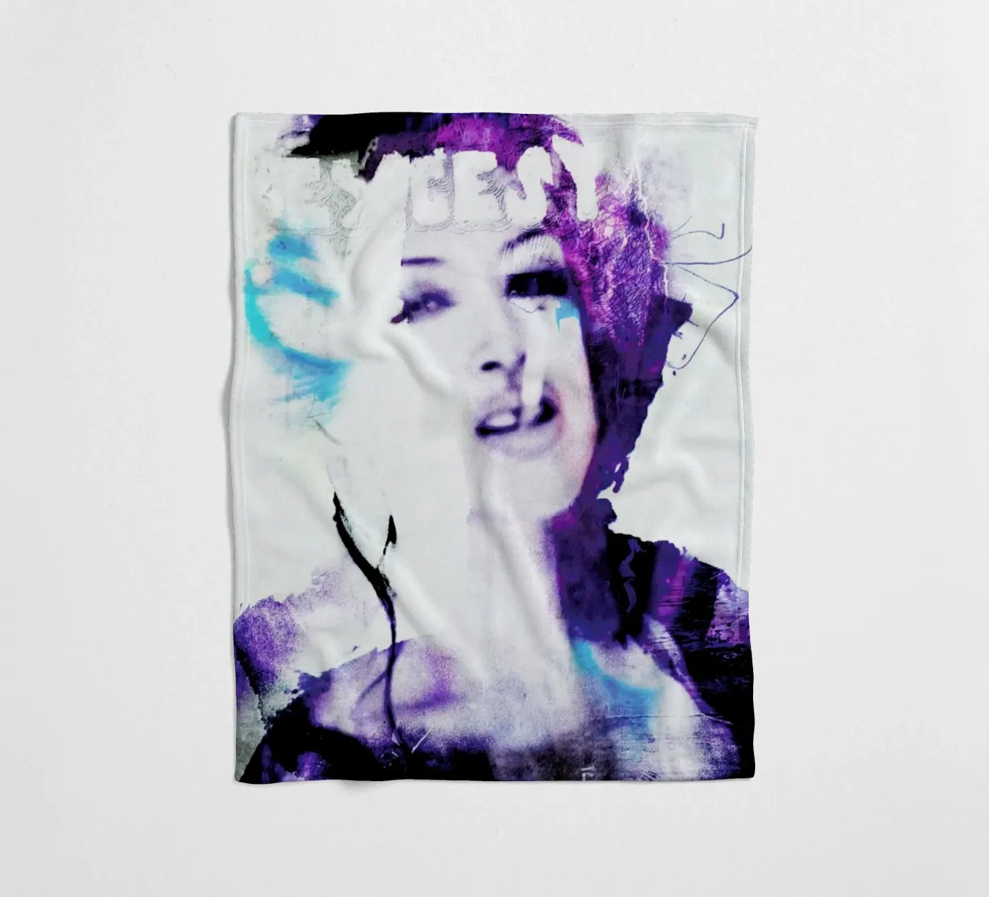 Exces fleece blanket by Sandrine Pagnoux