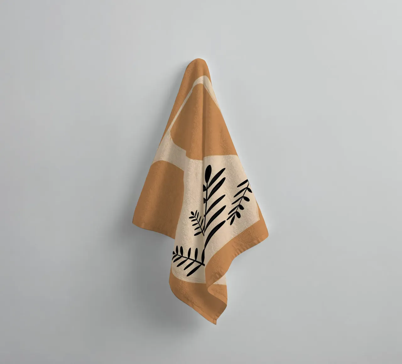 Minimal Abstract Art Vase towel by ThingDesign