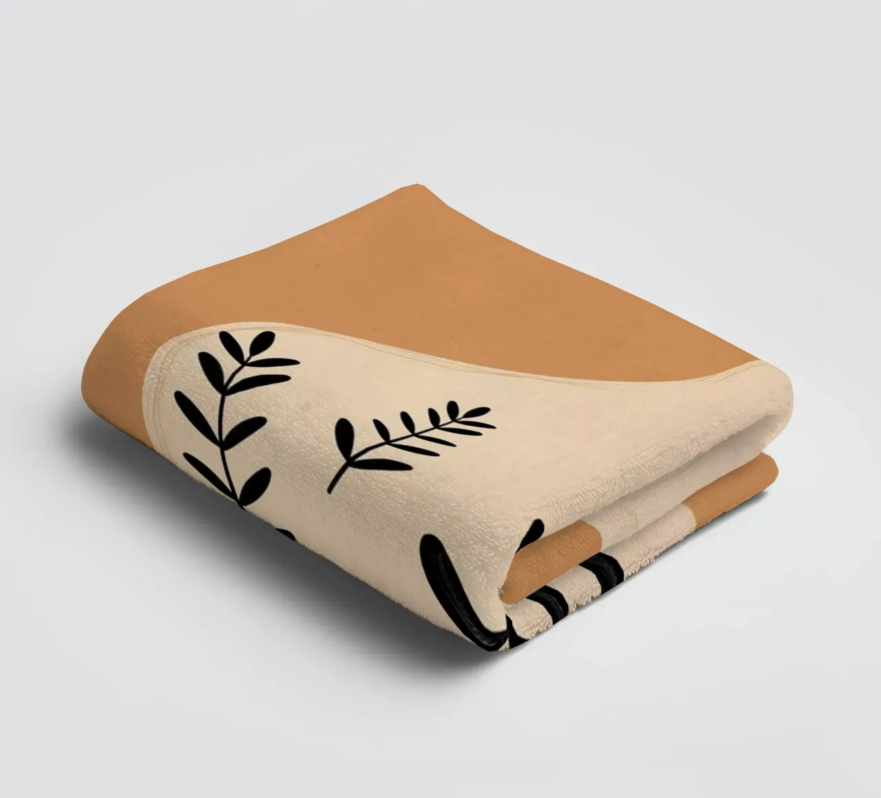 Minimal Abstract Art Vase towel by ThingDesign