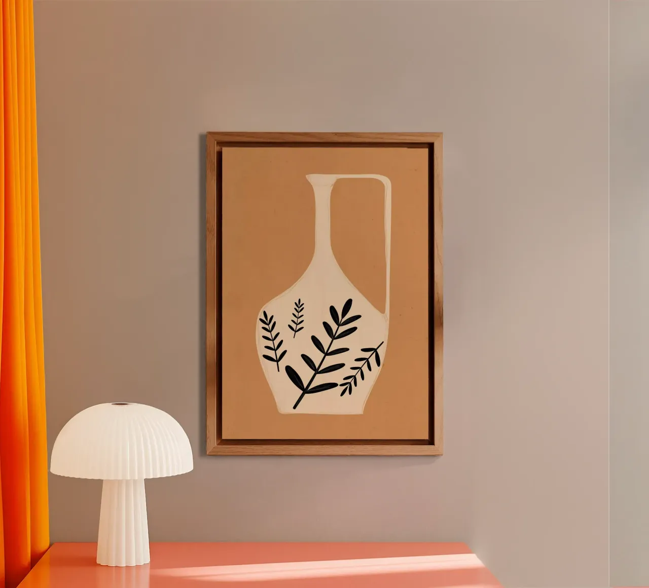 Vaso d'arte astratta minimalista pannello forex da ThingDesign