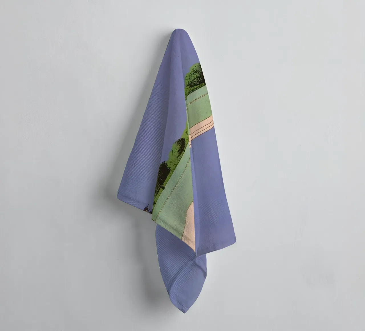 Man Watering a Pool Art, Surrealism, Pop Art towel by NorwesClub