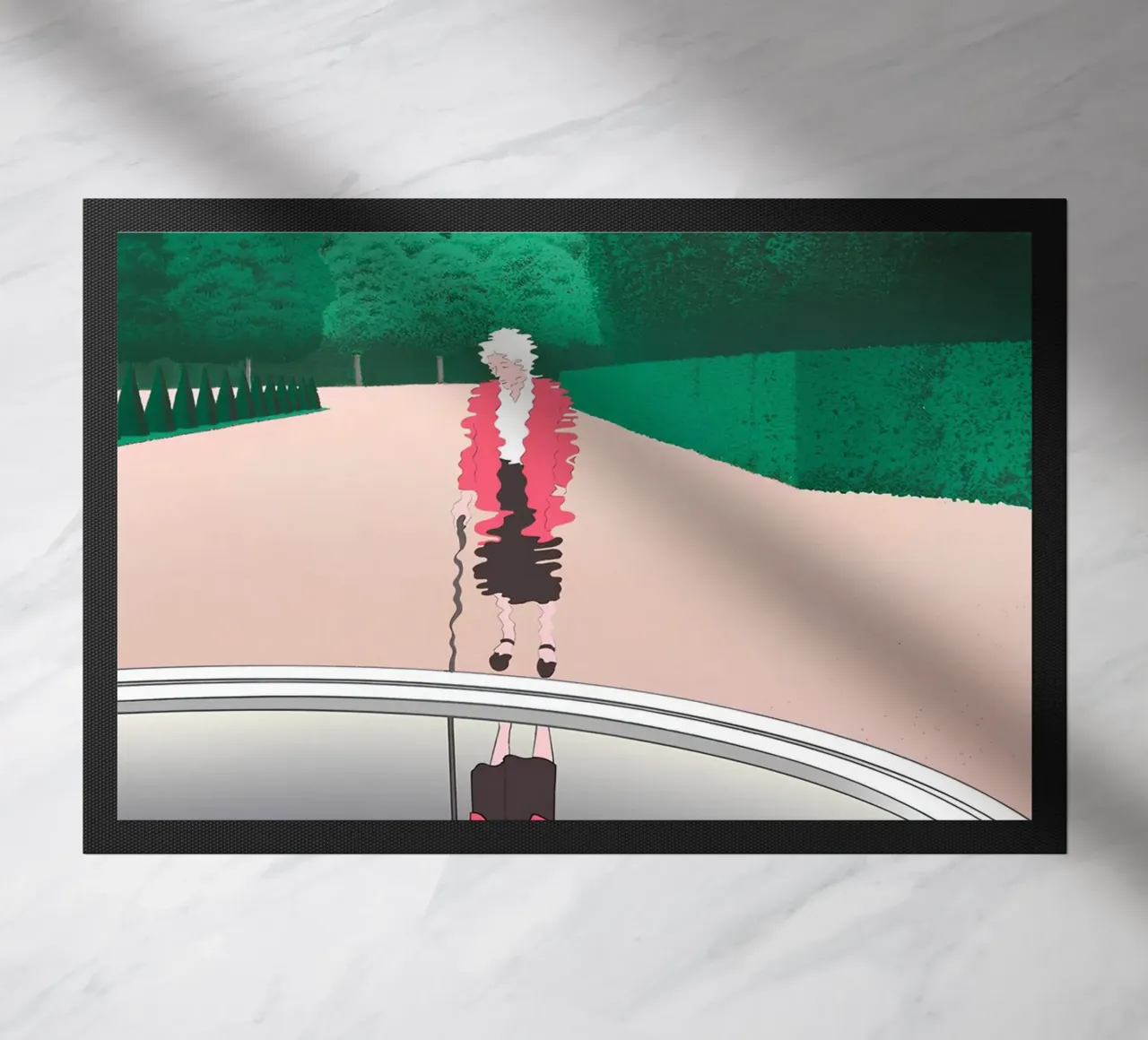 Riflesso di una donna, Pop Art, Simbolismo zerbino da NorwesClub