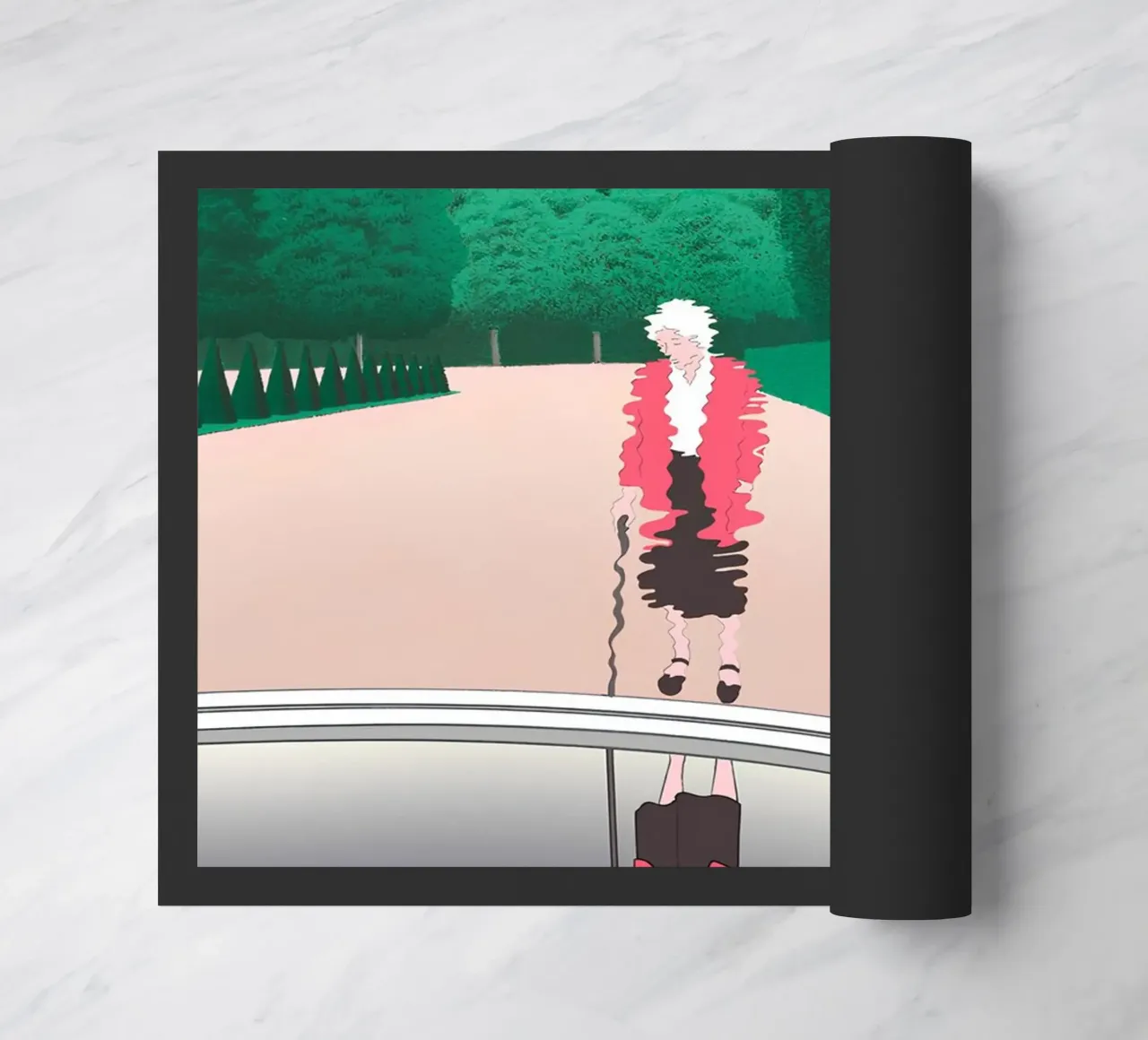 Riflesso di una donna, Pop Art, Simbolismo zerbino da NorwesClub