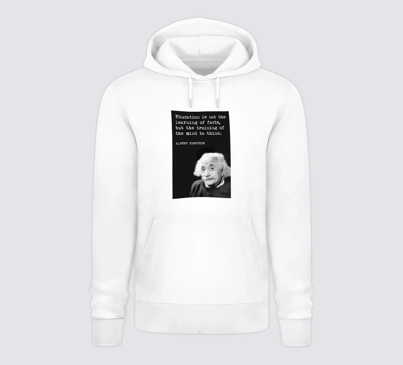 l'educazione non è l'apprendimento felpa con cappuccio da art quots shop