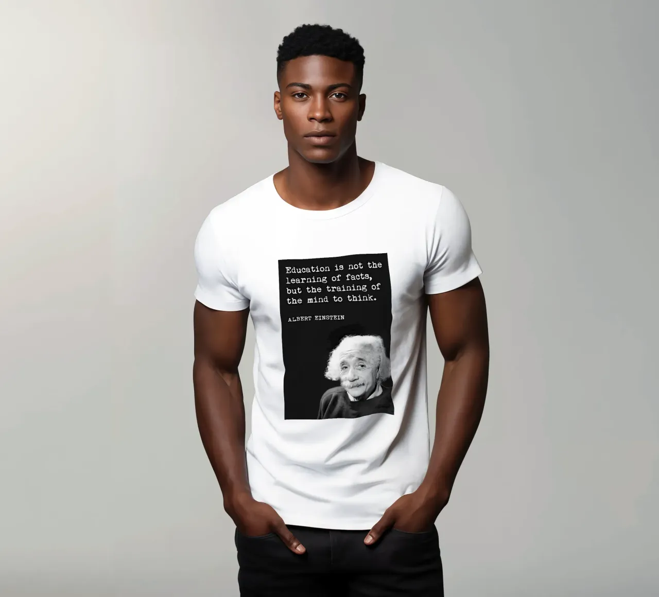 l'educazione non è l'apprendimento t-shirt da art quots shop