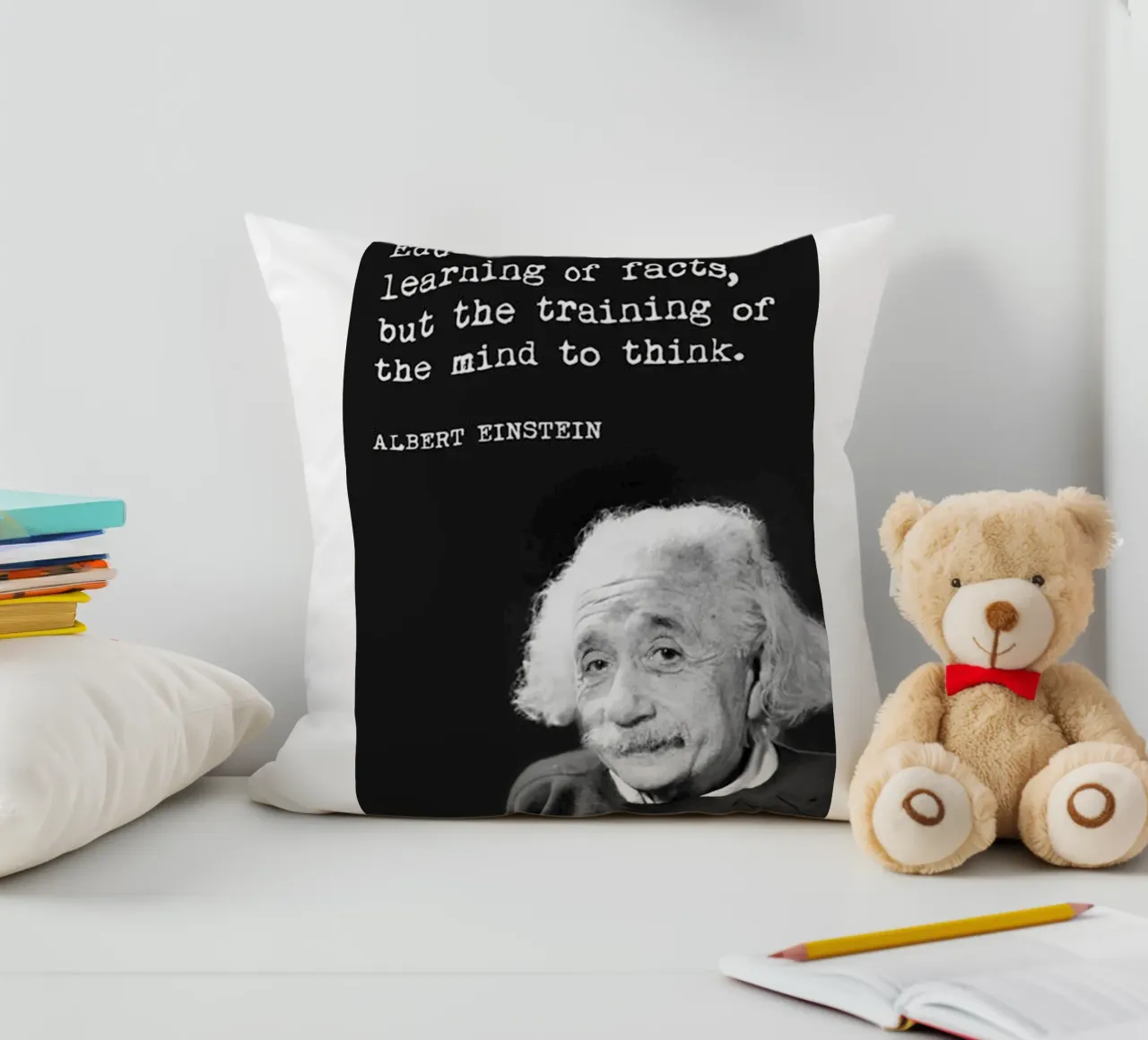 l'educazione non è l'apprendimento cuscino da art quots shop