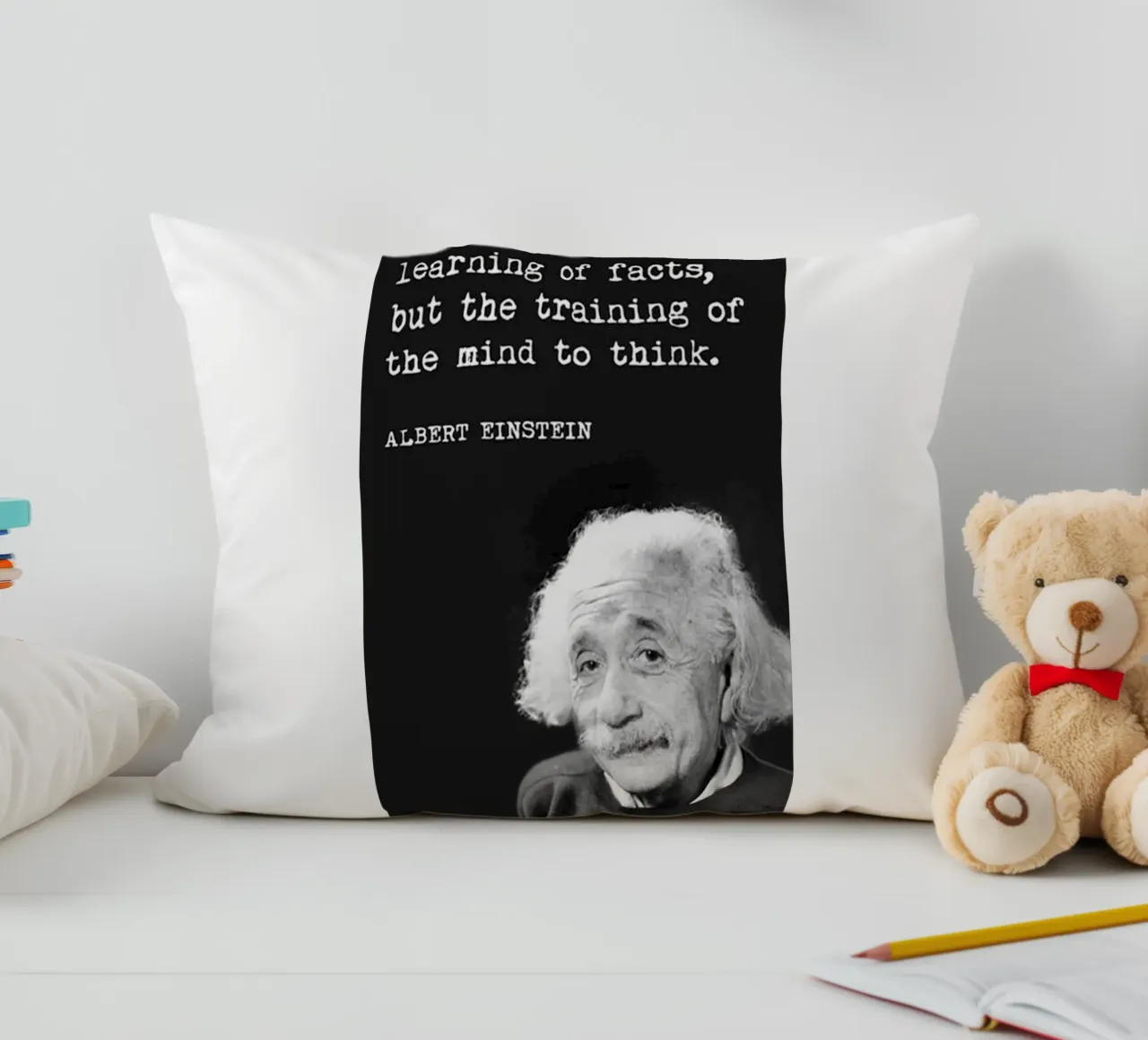 l'educazione non è l'apprendimento cuscino da art quots shop