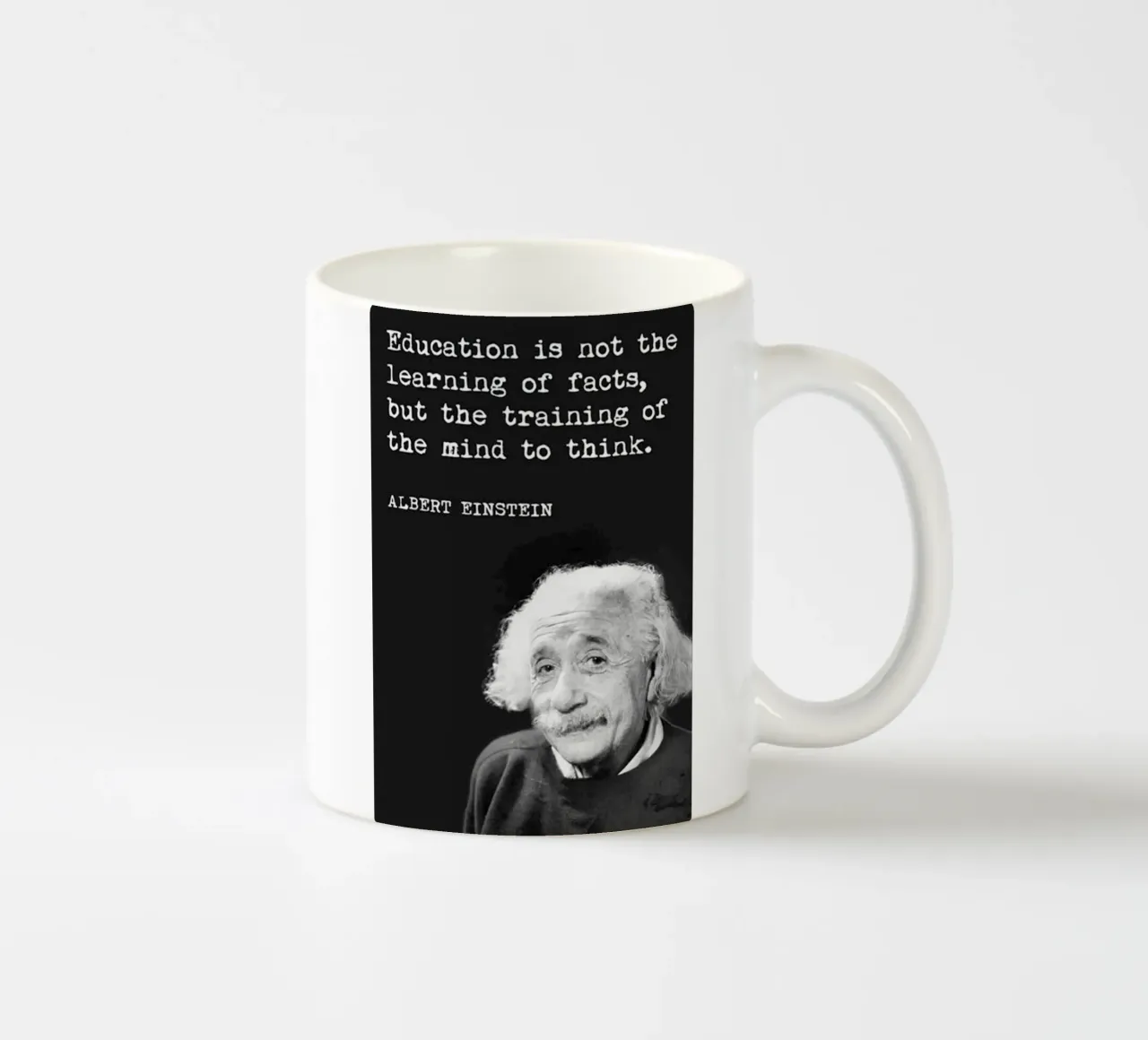l'educazione non è l'apprendimento tazza in ceramica da art quots shop
