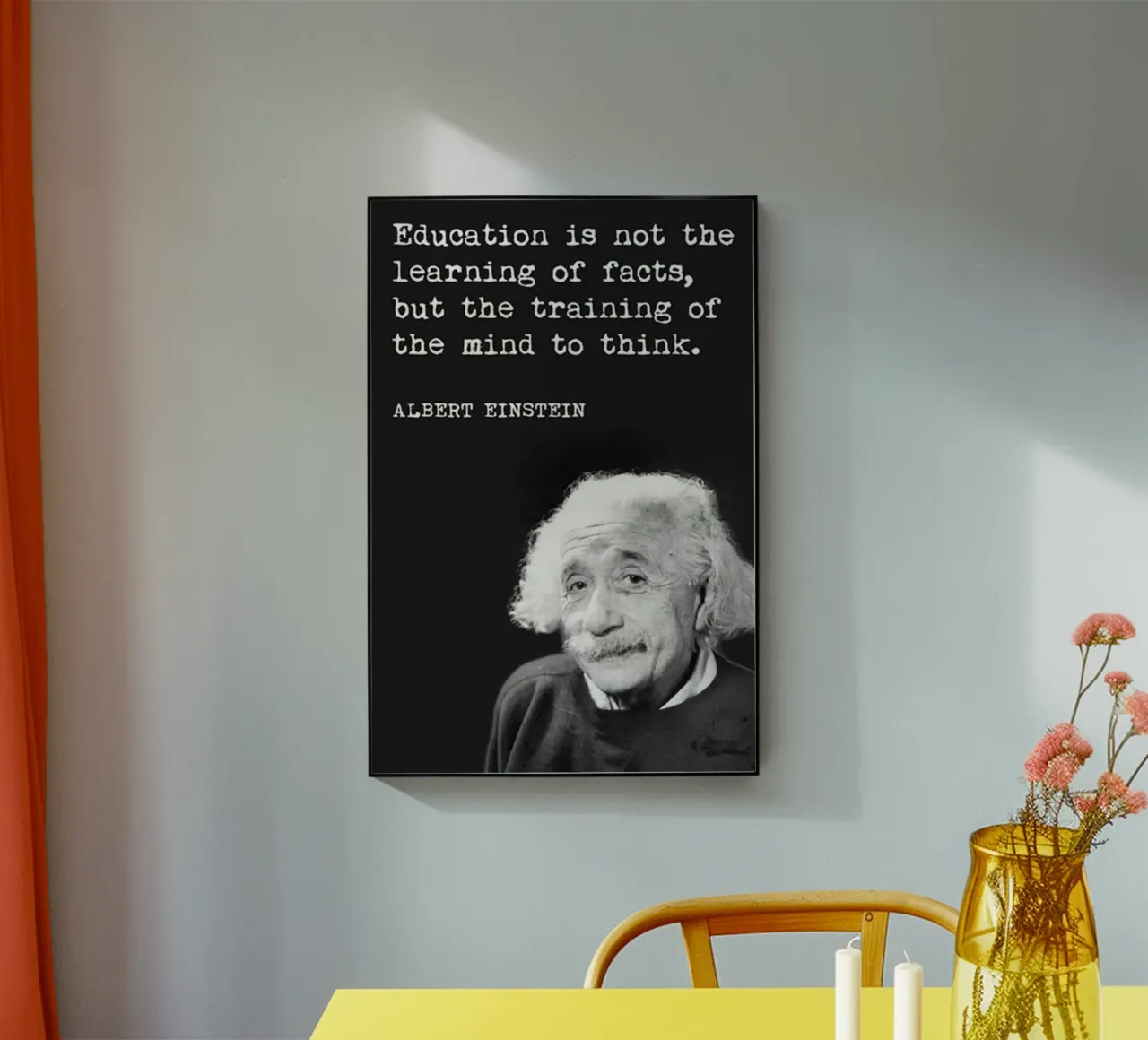 l'educazione non è l'apprendimento plexiglass da art quots shop