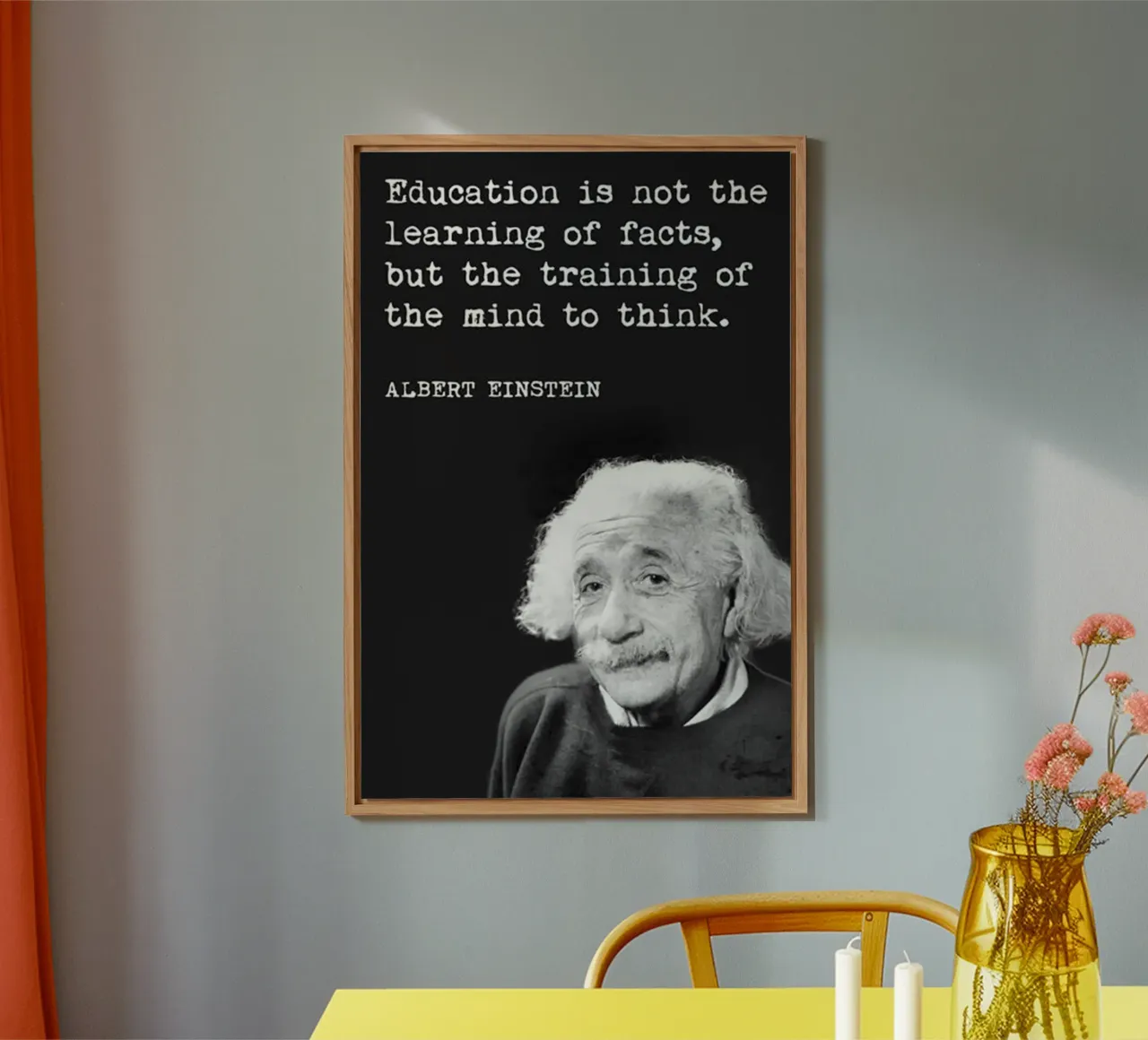 l'educazione non è l'apprendimento alluminio dibond da art quots shop