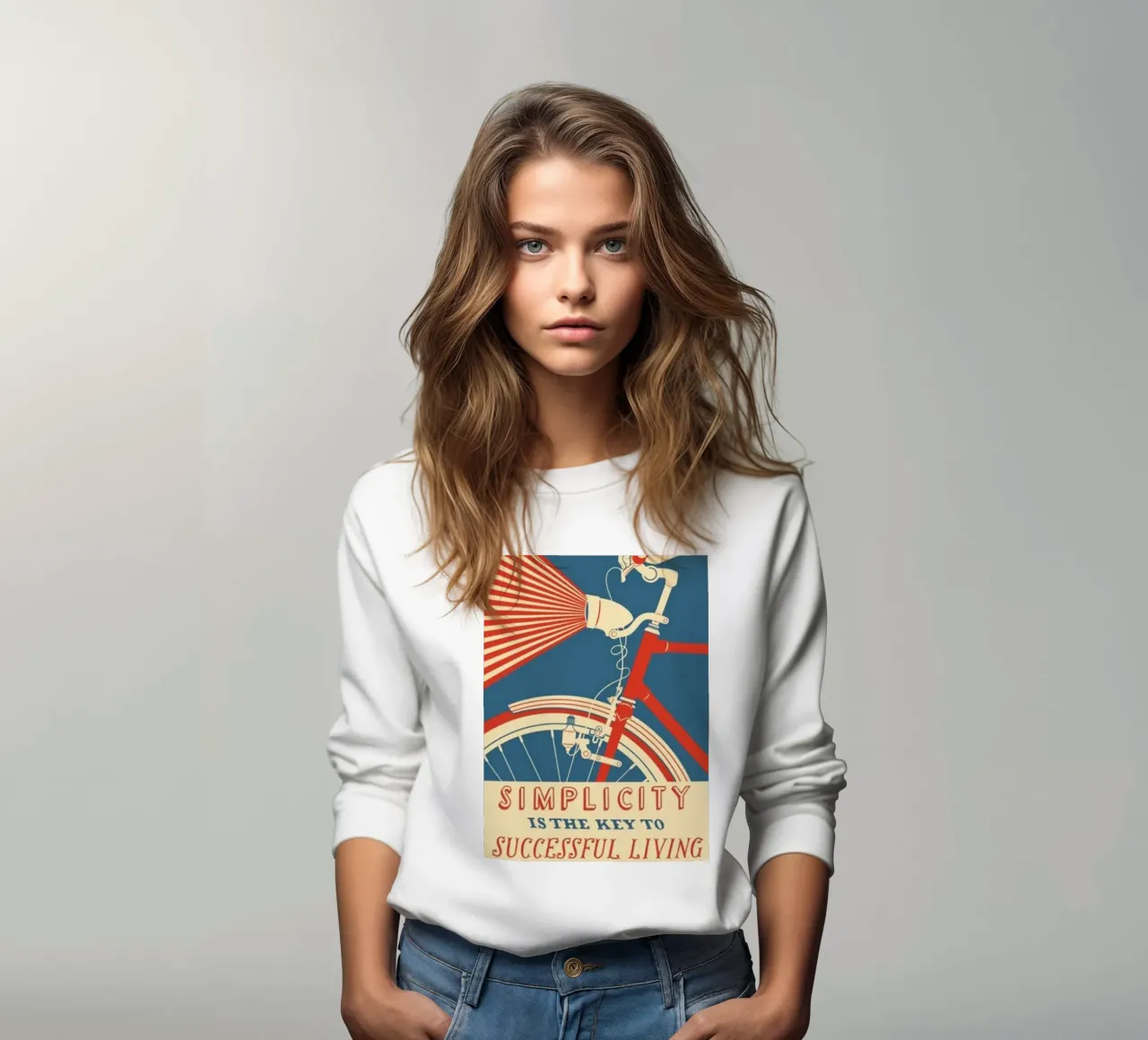 eenvoud sweatshirt van art quots shop