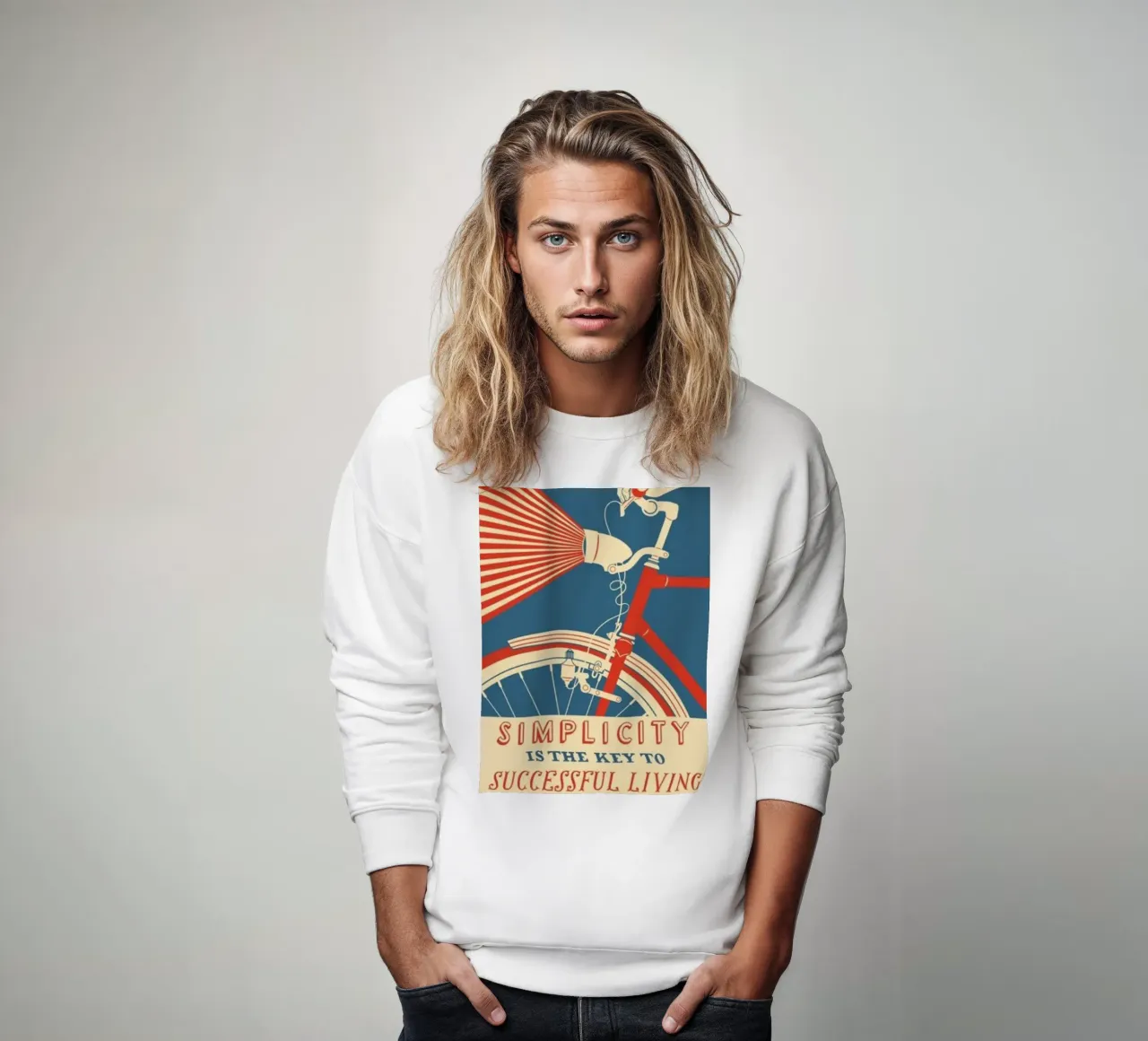 eenvoud sweatshirt van art quots shop
