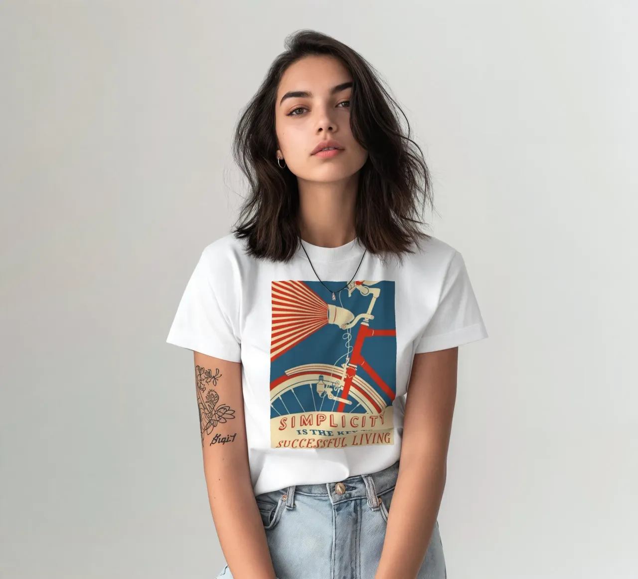 semplicità t-shirt da art quots shop
