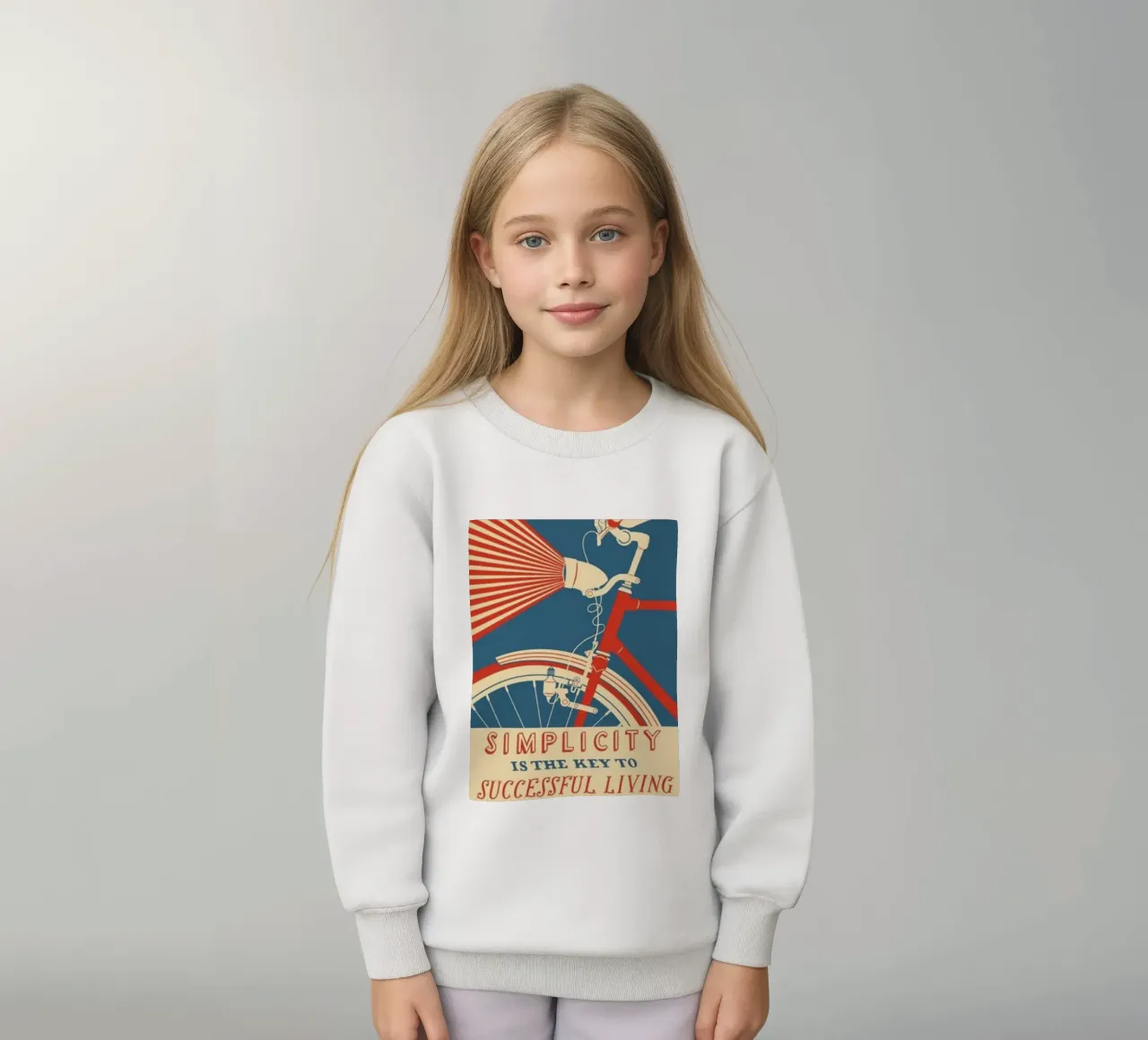 semplicità felpa bambino da art quots shop
