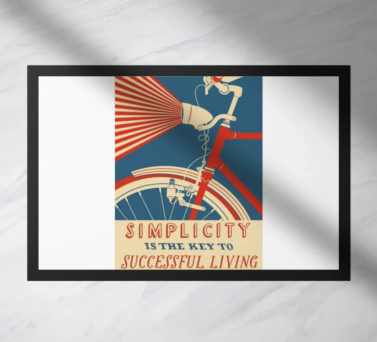 simplicity doormat by art quots shop