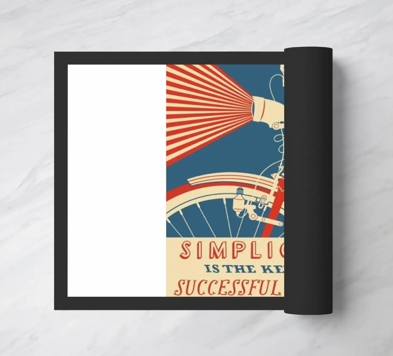 simplicity doormat by art quots shop