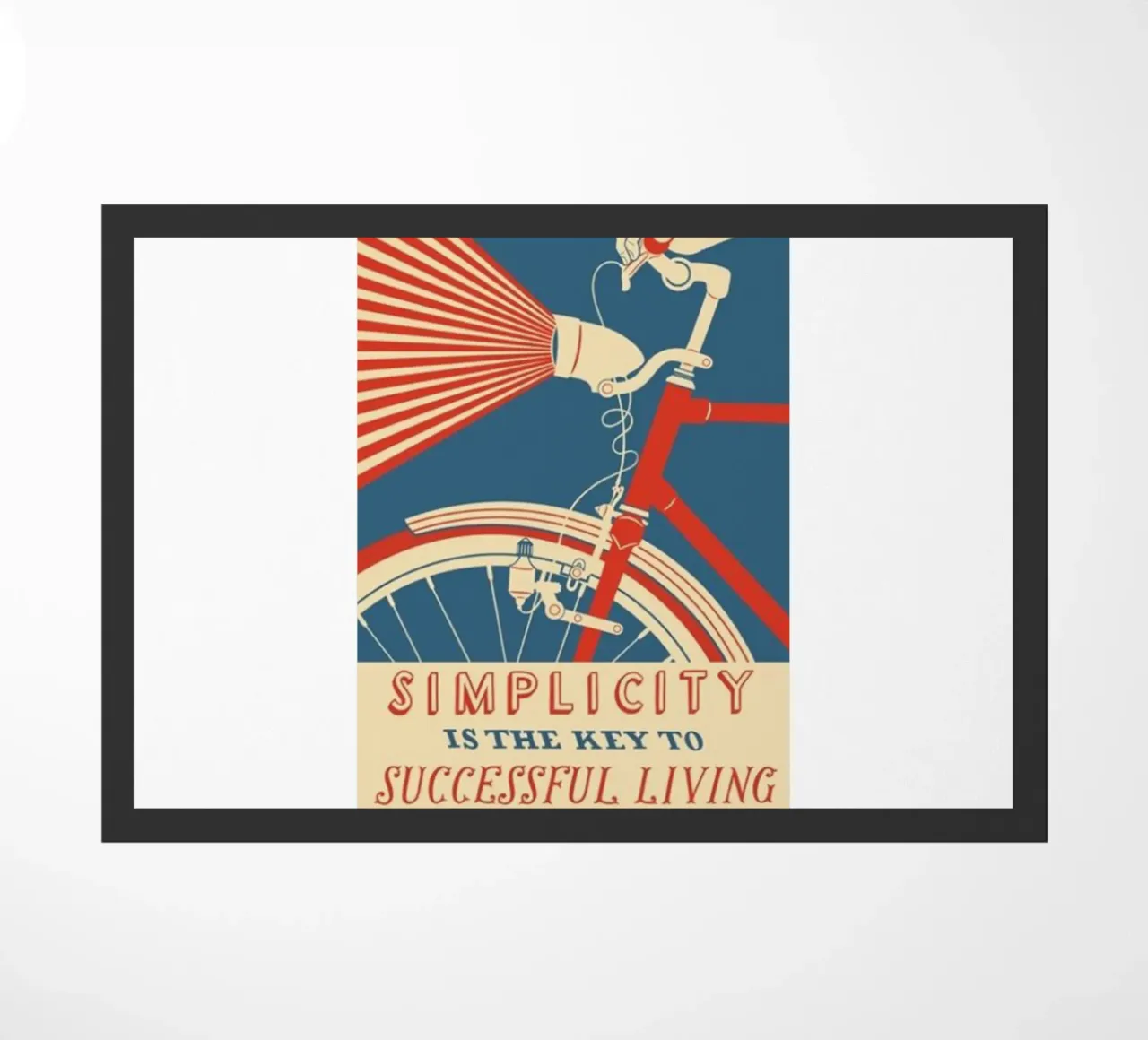 simplicity doormat by art quots shop