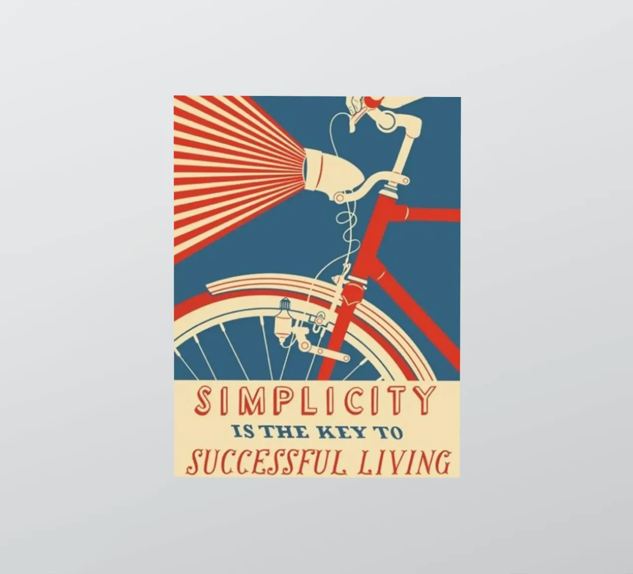 simplicity sticker by art quots shop