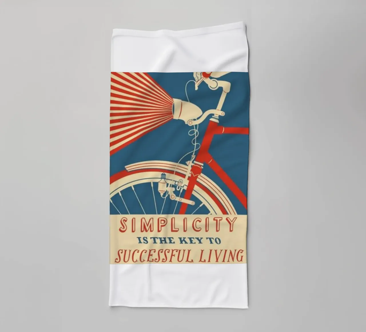 simplicity towel by art quots shop