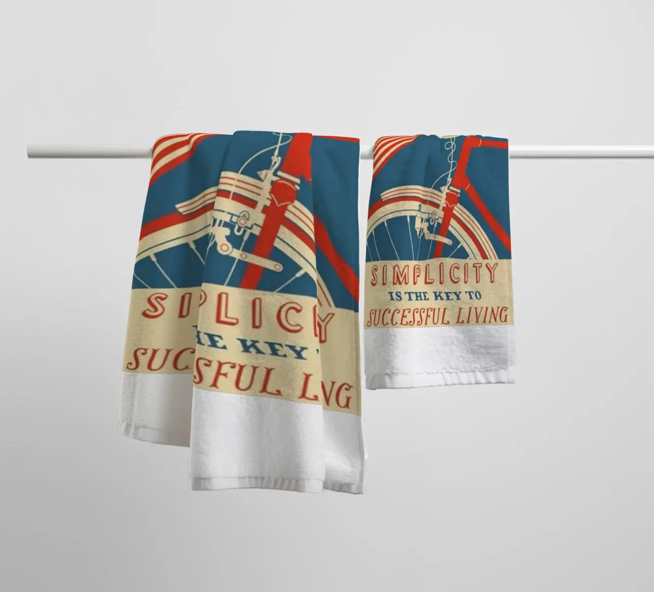 semplicità asciugamano da bagno da art quots shop