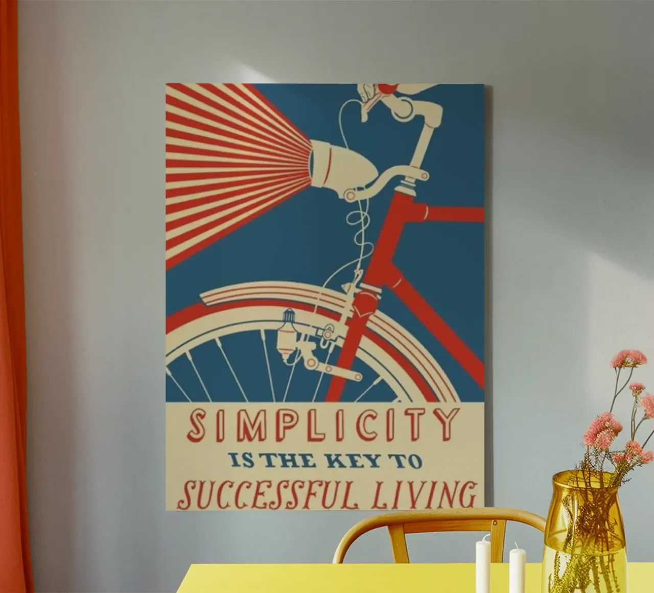 semplicità tela con Cornice a cassetta da art quots shop