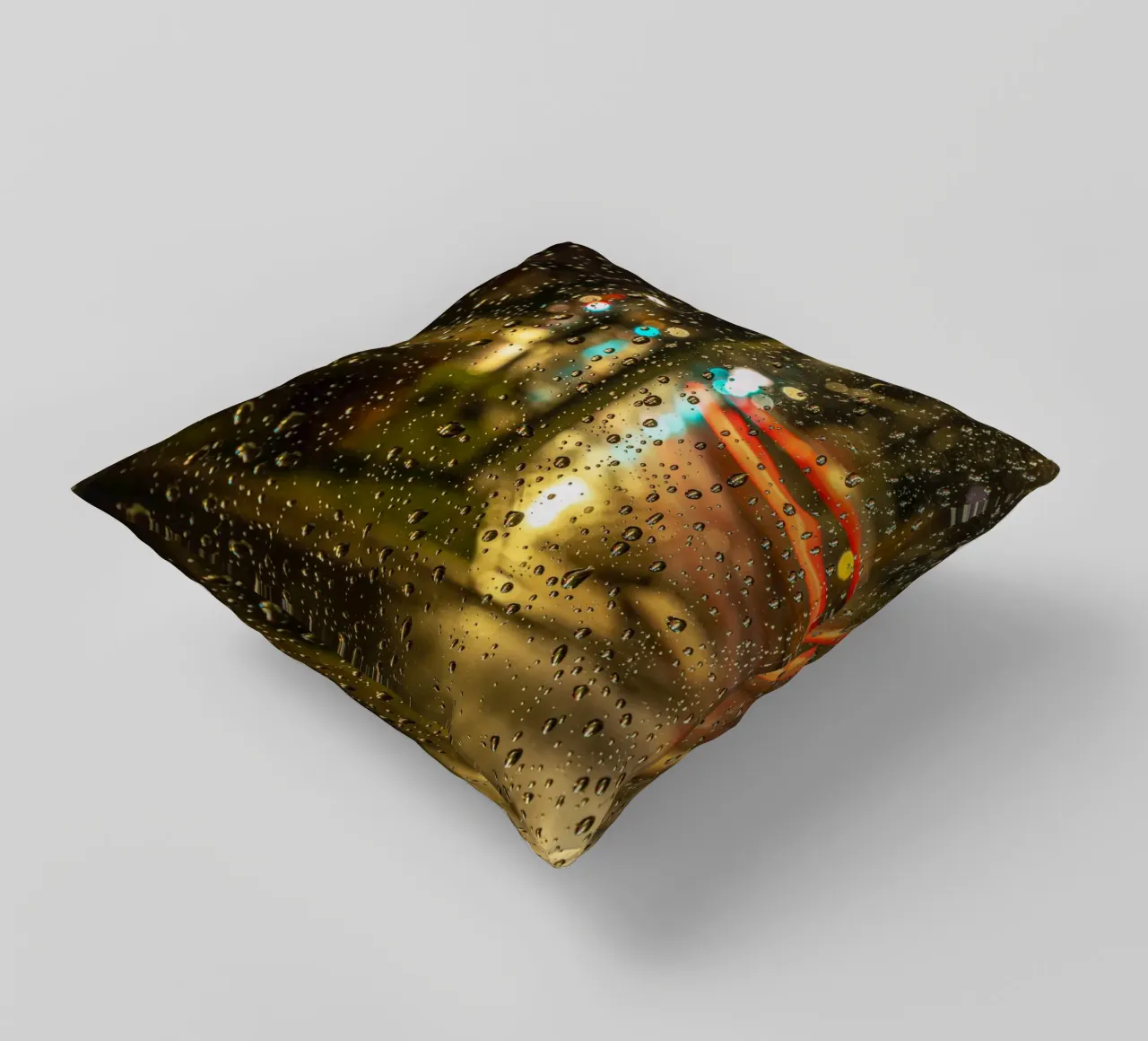 Raindrops on the window decorative cushion by Marcus Beckert | Fotografie