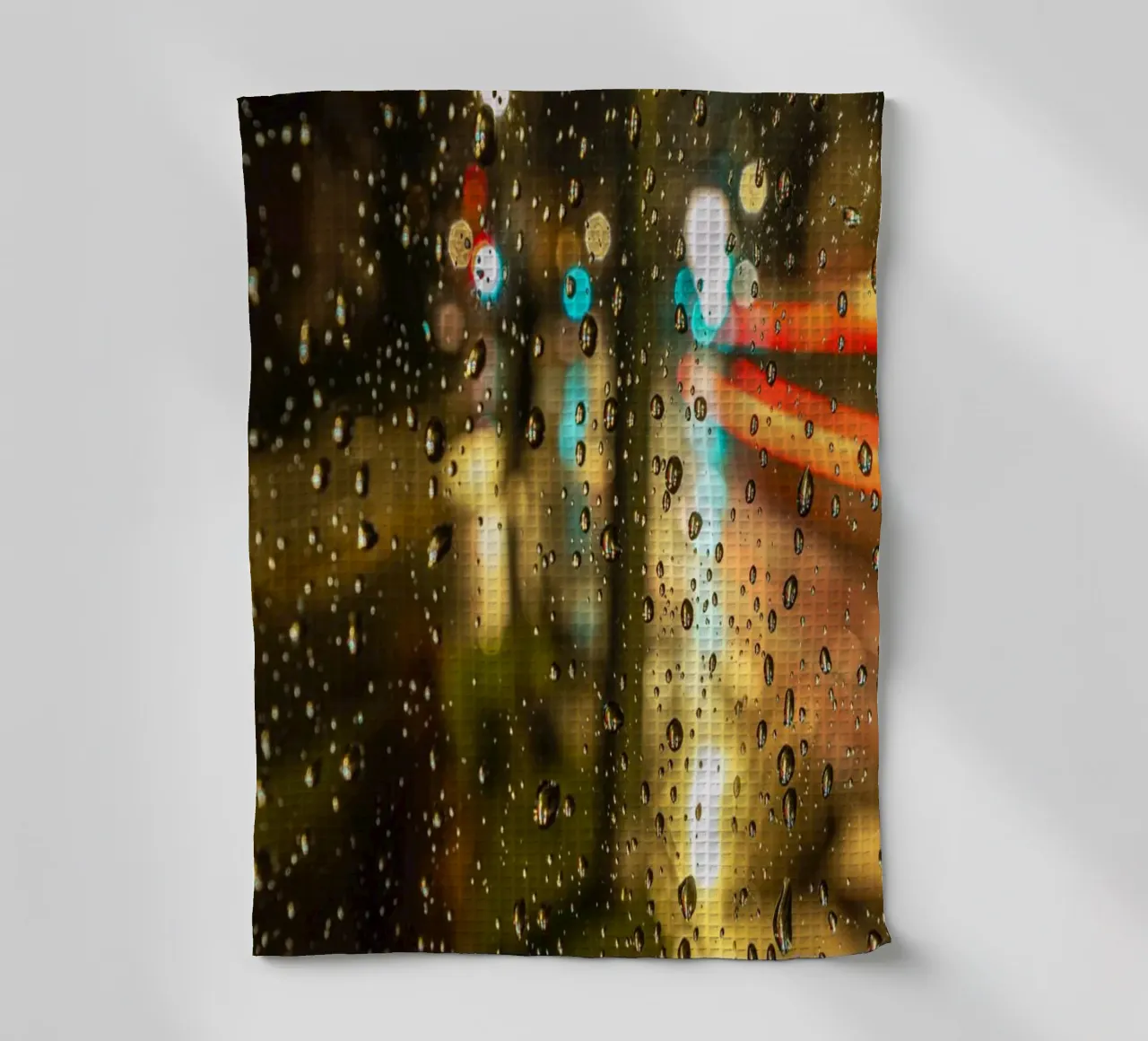 Gouttes de pluie sur la fenêtre torchon de Marcus Beckert | Fotografie