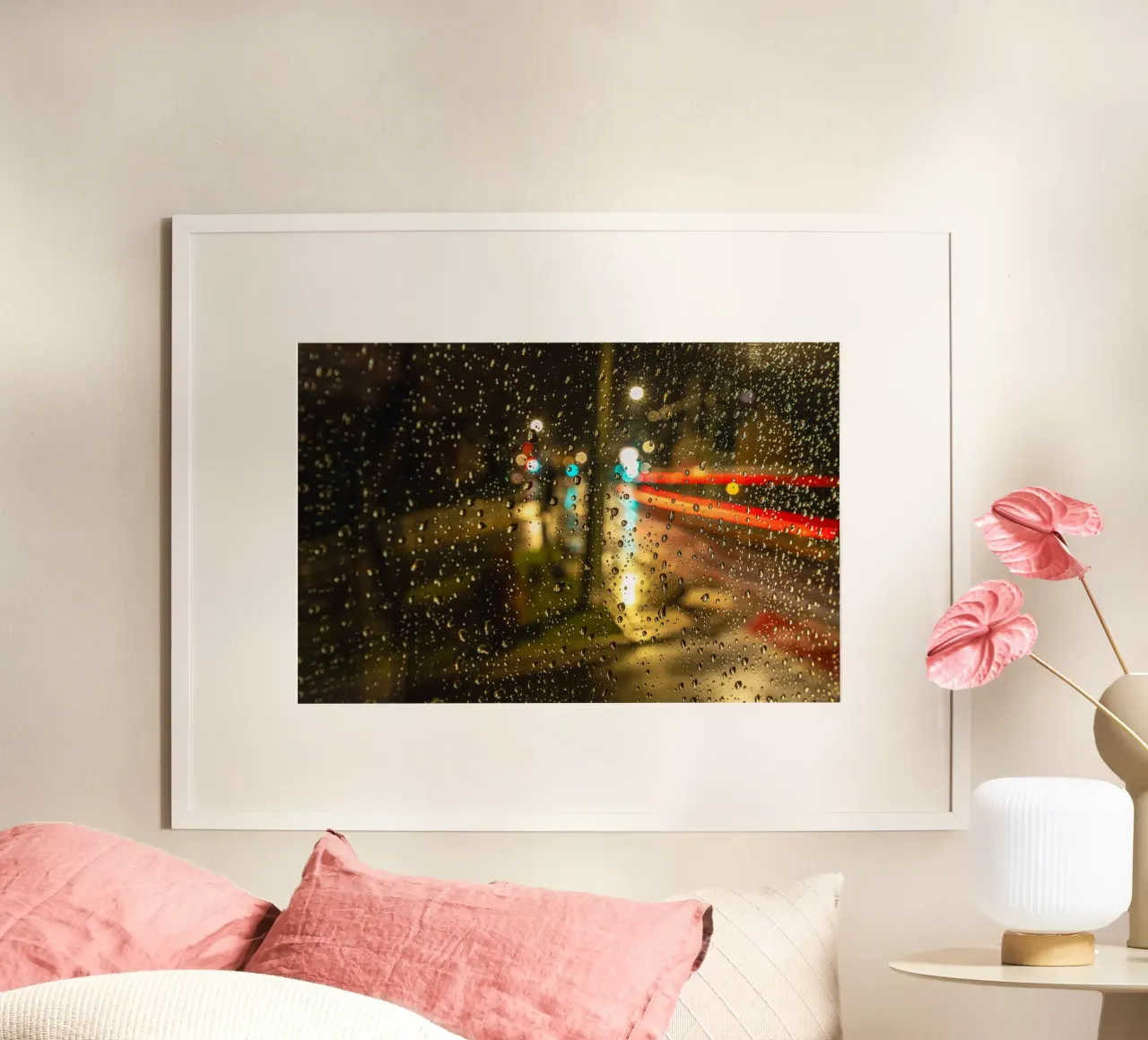 Raindrops on the window hahnemühle by Marcus Beckert | Fotografie