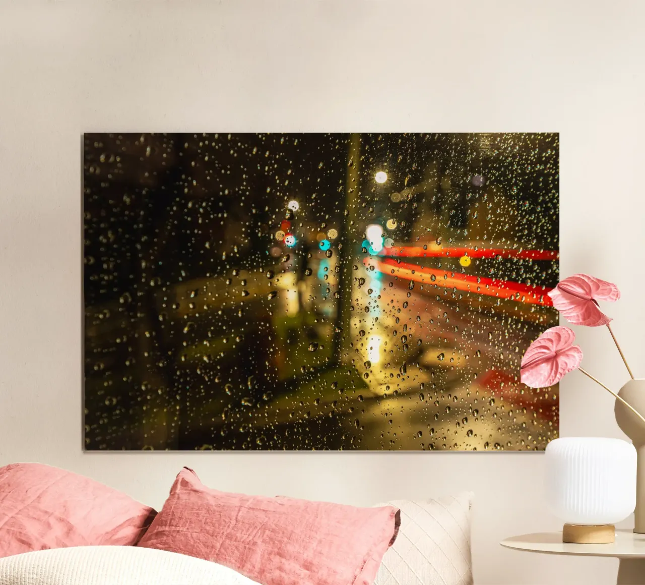 Raindrops on the window hahnemühle by Marcus Beckert | Fotografie