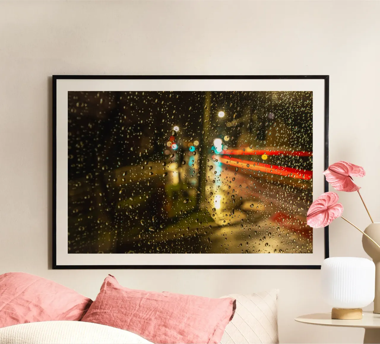 Raindrops on the window hahnemühle by Marcus Beckert | Fotografie