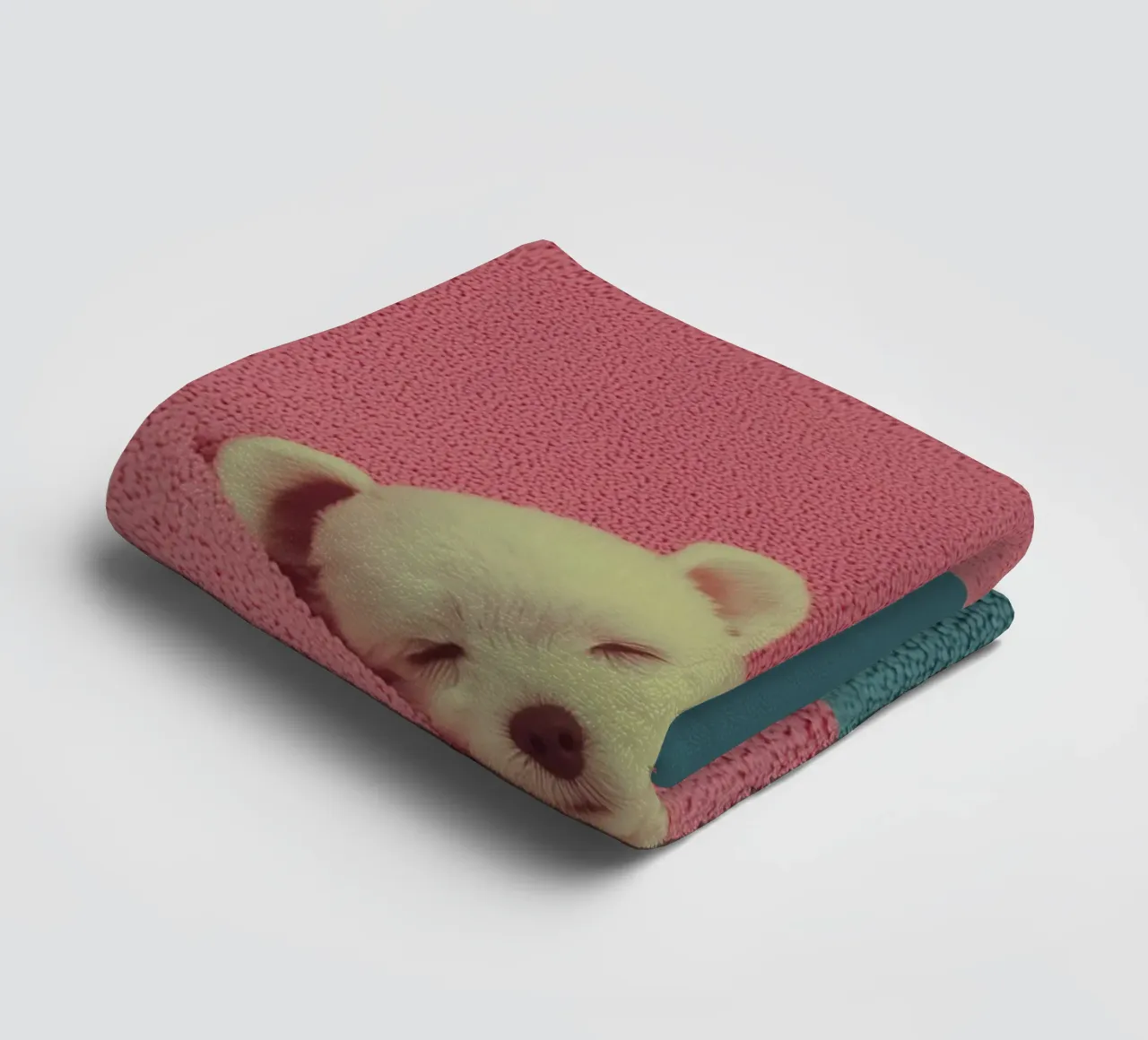 Rest break for puppies towel by Carinaprint