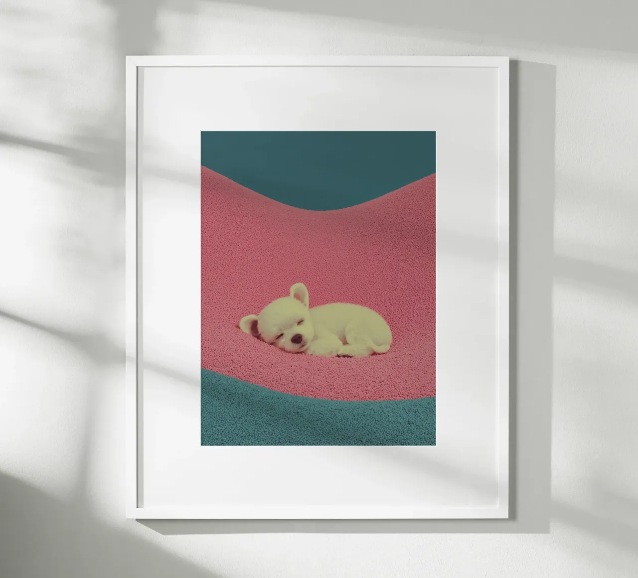 Pausa di riposo per i cuccioli poster da Carinaprint